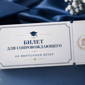 Билет для сопровождающего